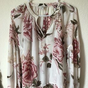 Long sleeve Lucky Brand blouse